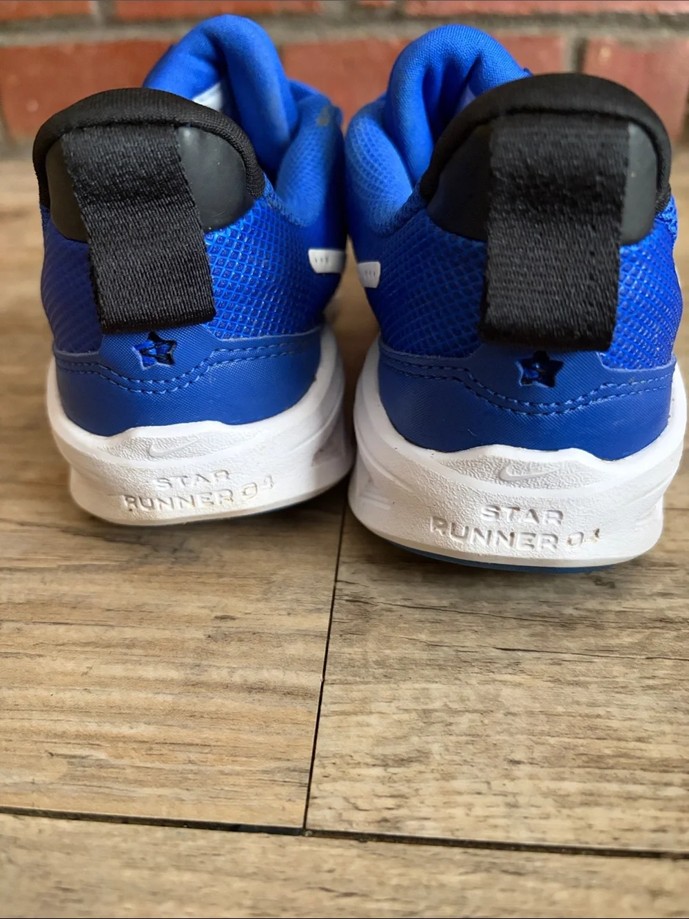 Nike Royal Blue Running Sneakers with White Swoosh